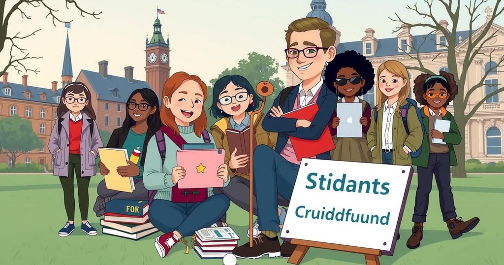 Ghanaian students crowdfunding for tuition in UK, showcasing hope and unity amidst challenges.