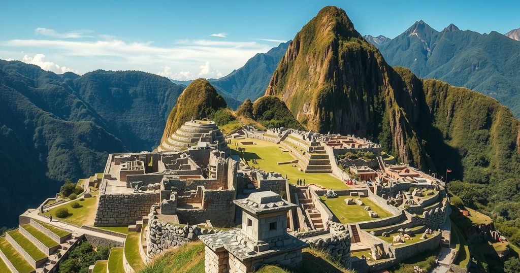Ancient ruins of a 3,500-year-old city in Peru, showcasing archaeological wonders and landscapes.